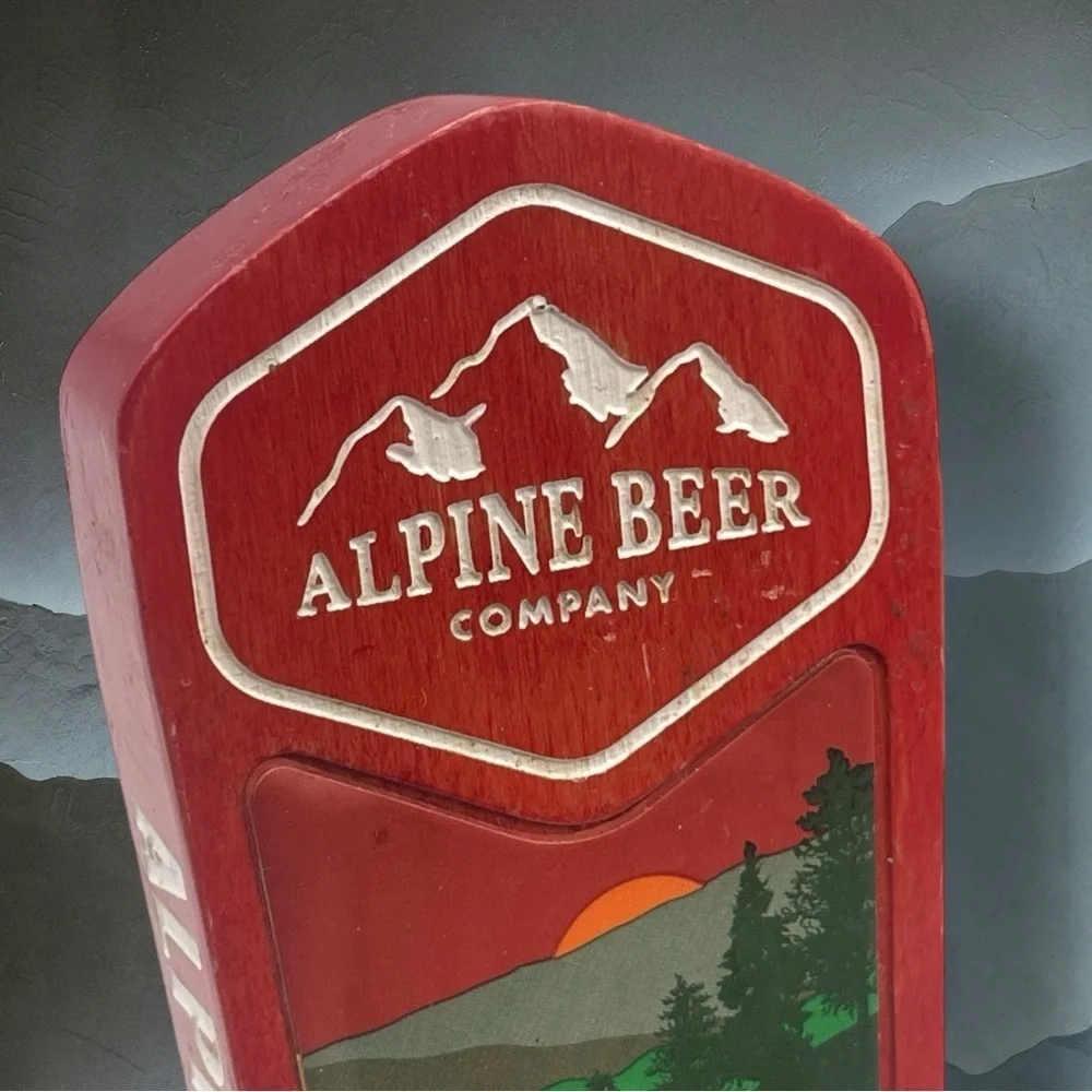Alpine Beer Company Hoppy Birthday Pale Ale Beer Tap Handle Breweriana